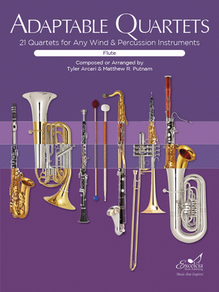 Book cover for Adaptable Quartets for Flute