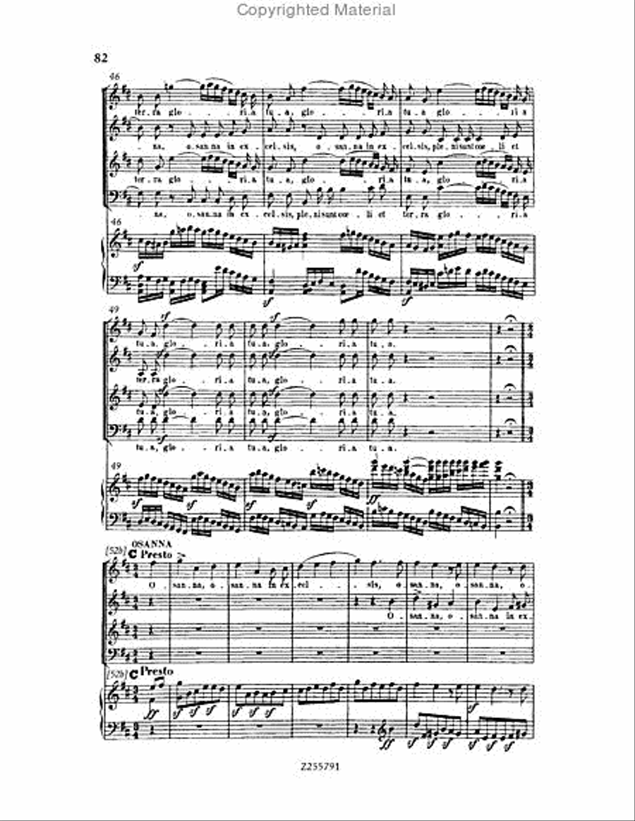 Missa Solemnis, Op.123 Choir scores gallery preview page 82