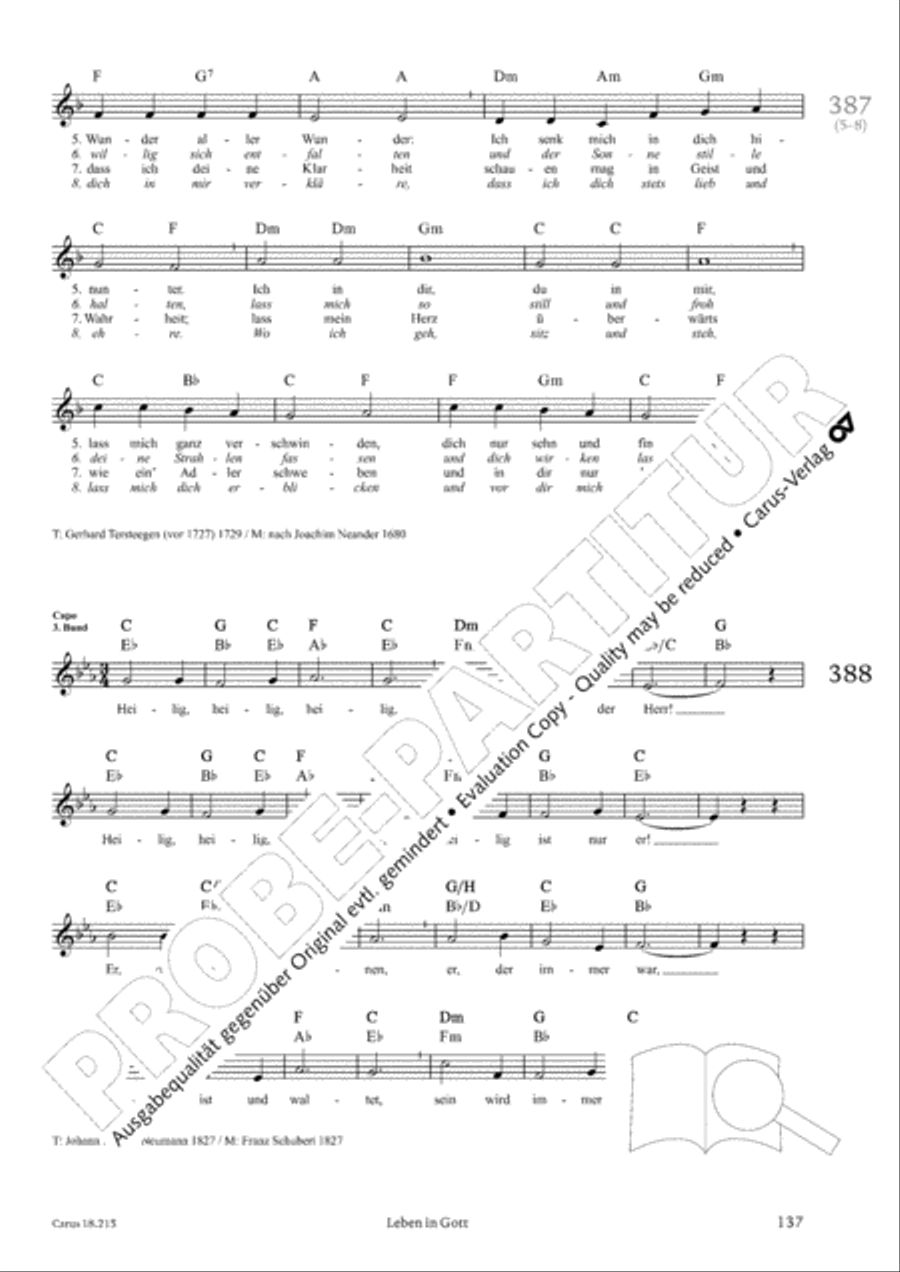 Gitarrenbuch zum Gotteslob Guitar scores gallery preview page 131