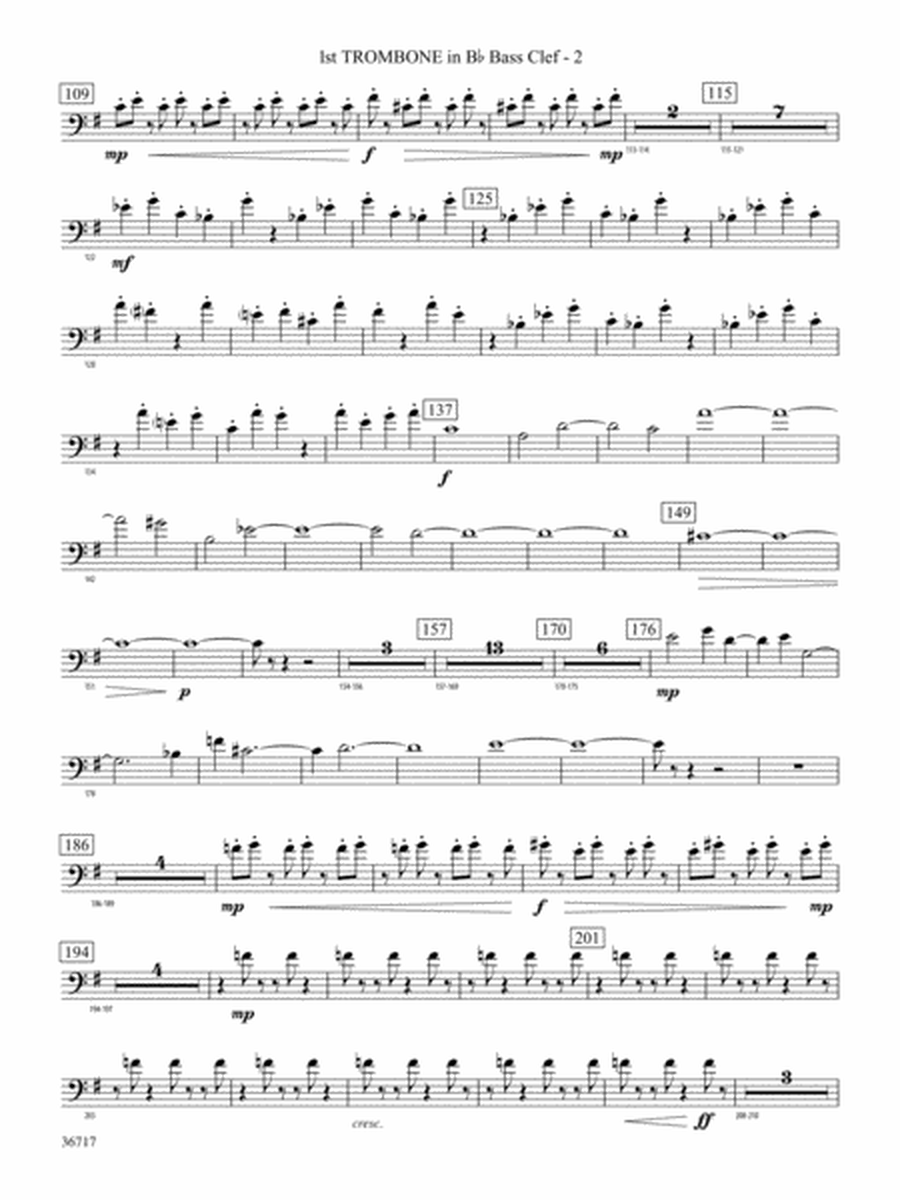 Sparkle: (wp) 1st B-flat Trombone B.C.