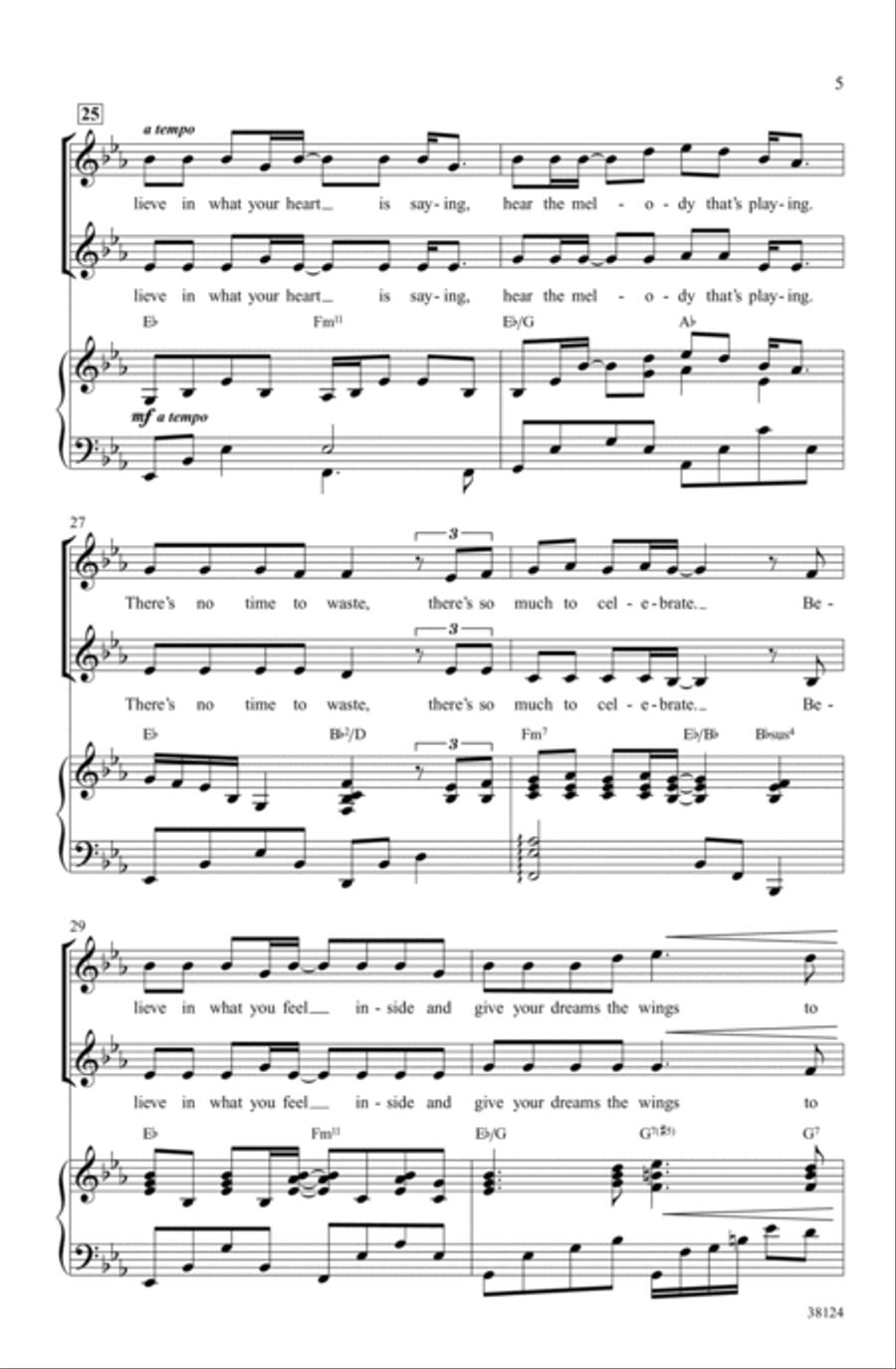 Believe (from The Polar Express) 2-Part scores gallery preview page 4