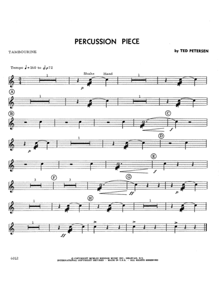 Percussion Piece - Percussion 3