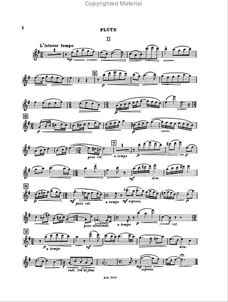 Suite Modale (Version for Flute and Piano) Flute Solo scores gallery preview page 3