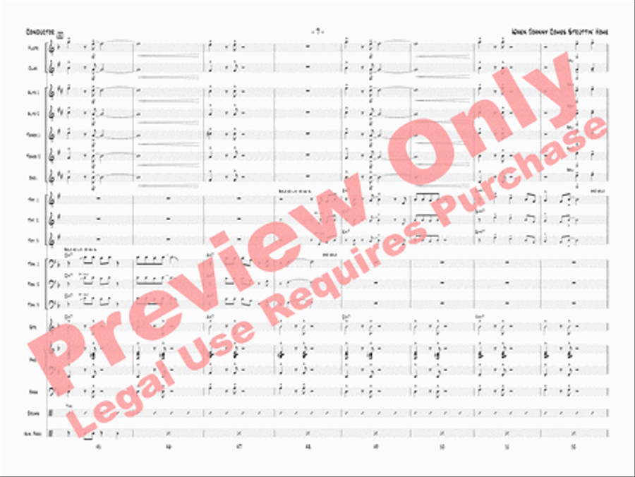 When Johnny Comes Struttin' Home Jazz Ensemble scores gallery preview page 10