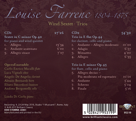 Louise Farrenc: Wind Sextet & Trios