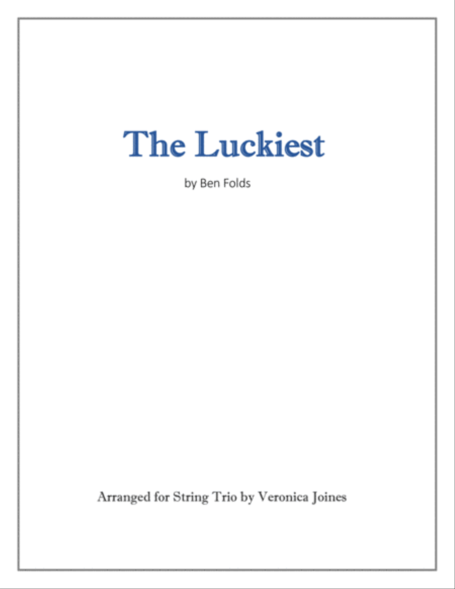 The Luckiest String Trio scores gallery preview page 1