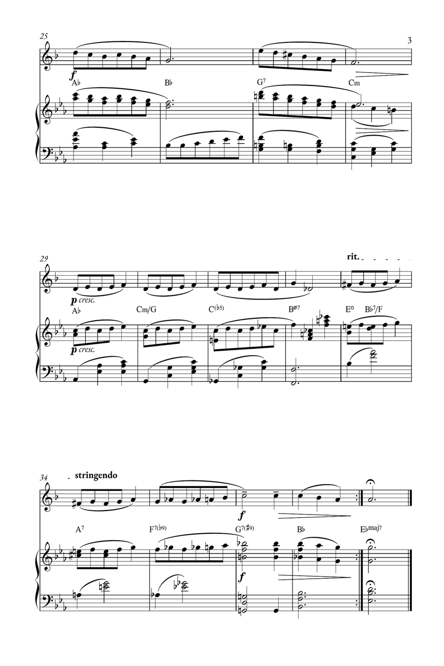 Mia & Sebastian's Theme Mia & Sebastian's Theme B-Flat Trumpet scores gallery preview page 3