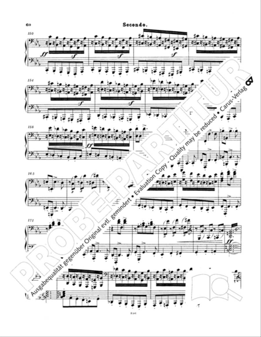 Ein Deutsches Requiem (German Requiem) Piano Duet scores gallery preview page 69
