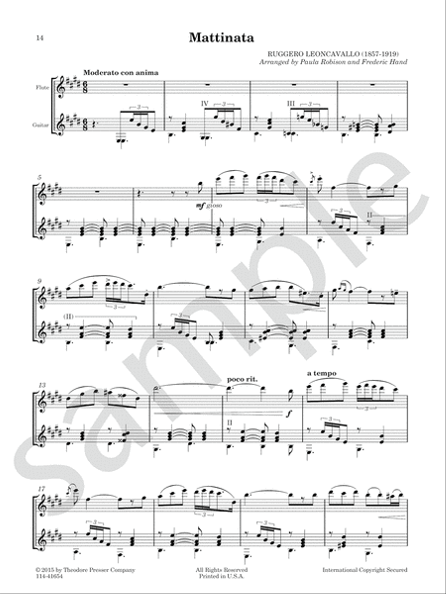 La Serenata Chamber Music scores gallery preview page 8