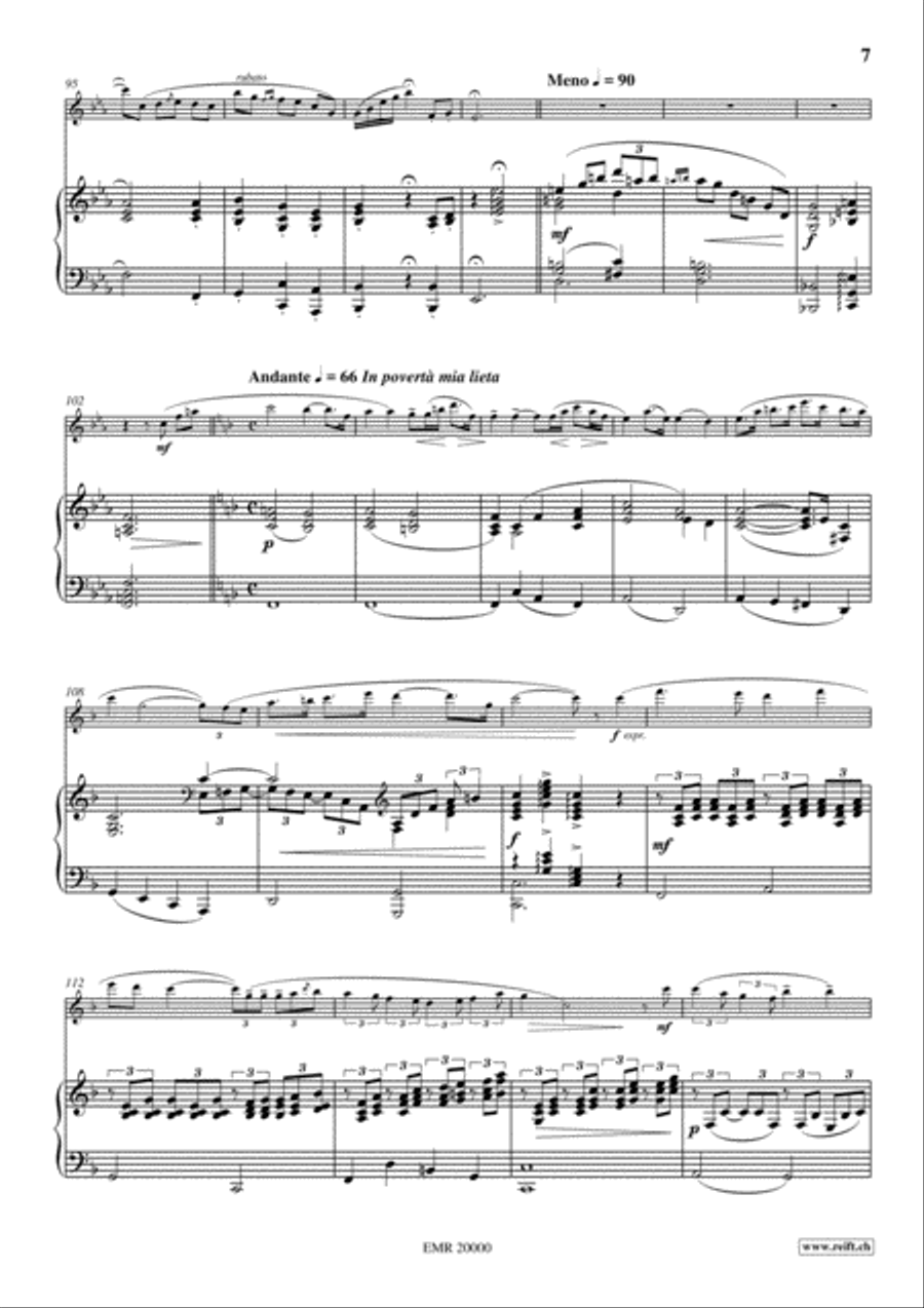 Puccini Highlights Flute Solo scores gallery preview page 7