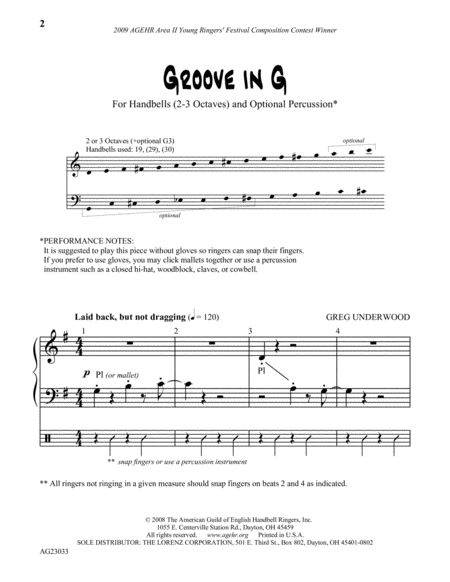 Groove in G image number null