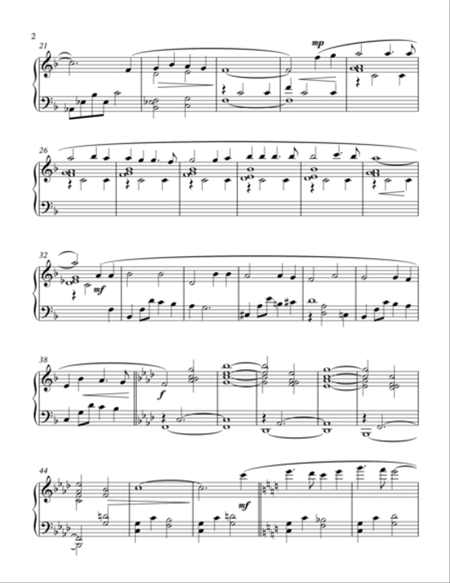 At the Cross - Piano Solo Piano Solo scores gallery preview page 2