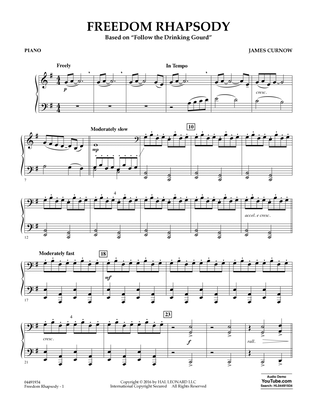Freedom Rhapsody (based on "Follow the Drinking Gourd") - Piano