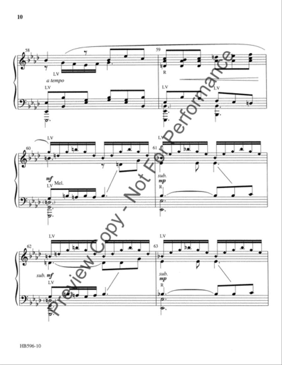 Flower Duet (Dome epais le jasmin (from Lakme) Handbell Choir scores gallery preview page 11