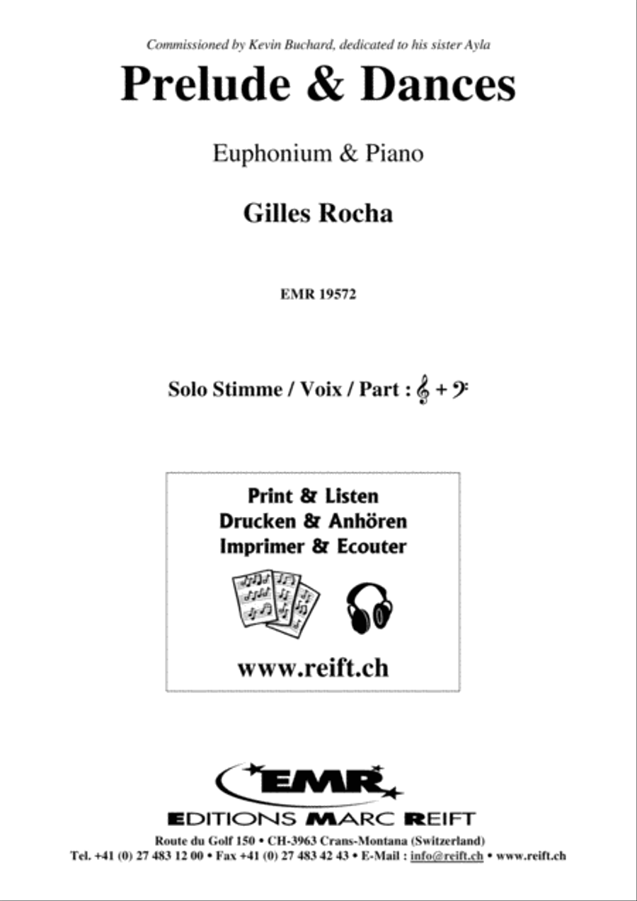 Prelude & Dances Euphonium scores gallery preview page 2