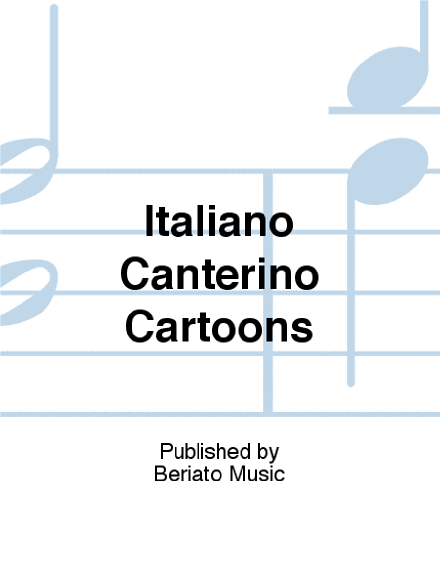Italiano Canterino Cartoons DVD scores gallery preview page 1