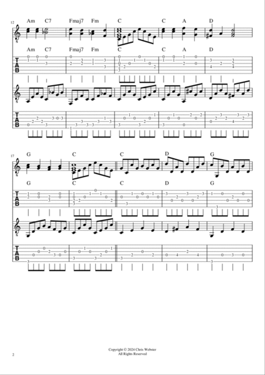 Love Me Tender Acoustic Guitar scores gallery preview page 2