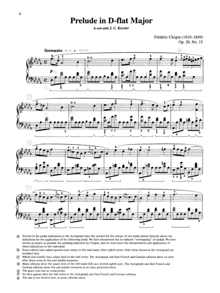Prelude in D-flat Major, Op. 28, No. 15