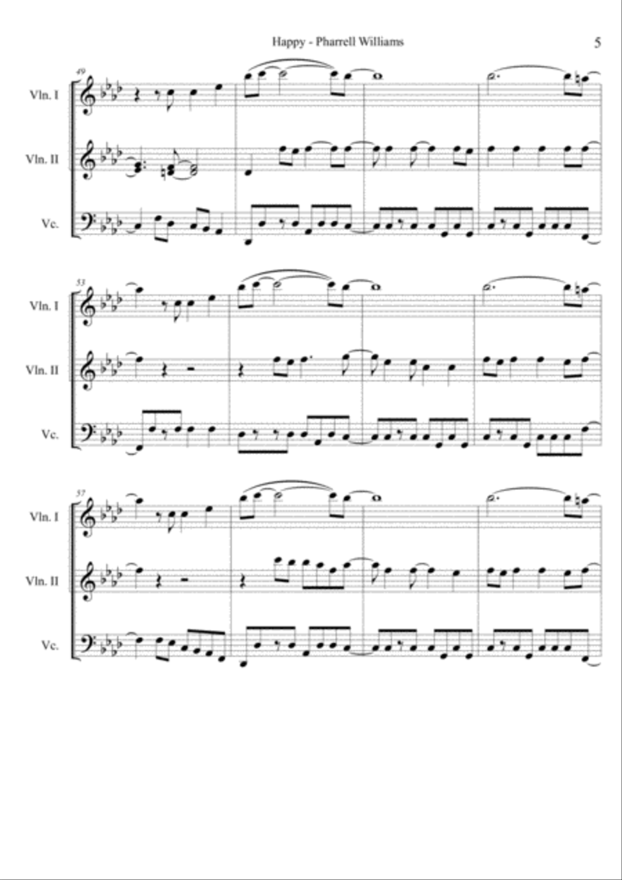 Happy String Trio scores gallery preview page 5