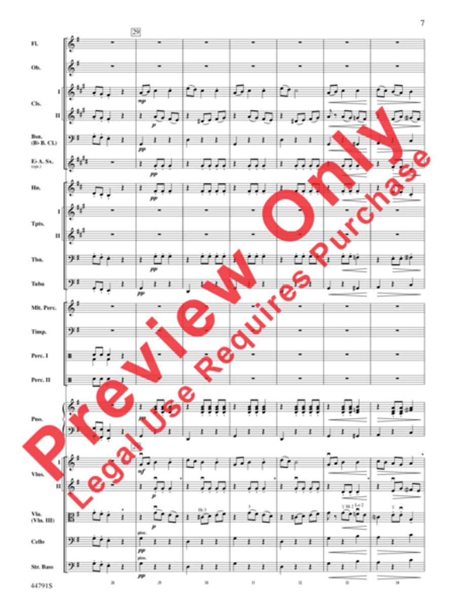 Danse des Ghazies Full Orchestra scores gallery preview page 8