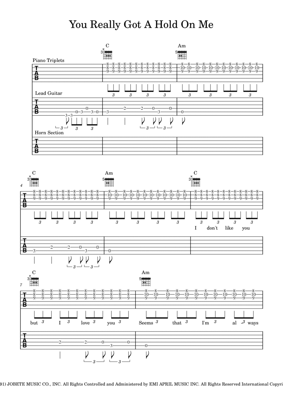 You've Really Got A Hold On Me Small Ensemble scores gallery preview page 1