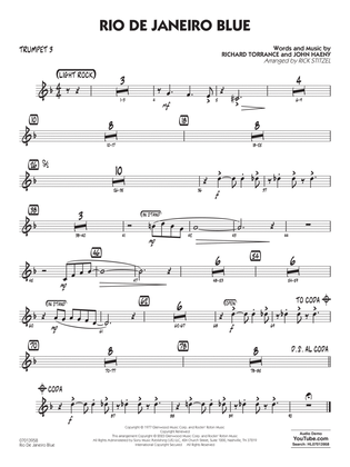 Rio de Janeiro Blue (Key: C min) (arr. Rick Stitzel) - Trumpet 3
