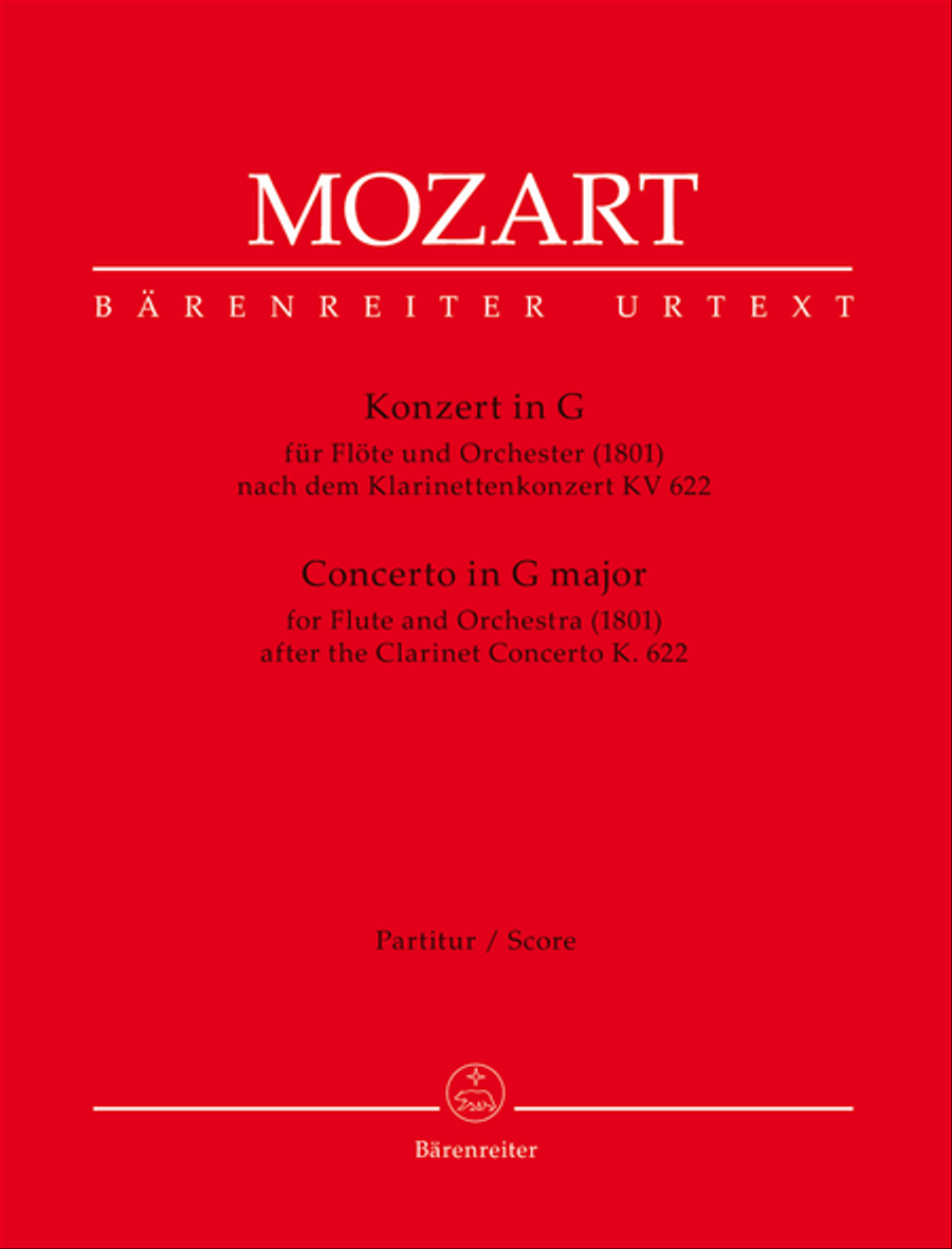 Concerto for Flute and Orchestra G major Orchestra scores gallery preview page 1