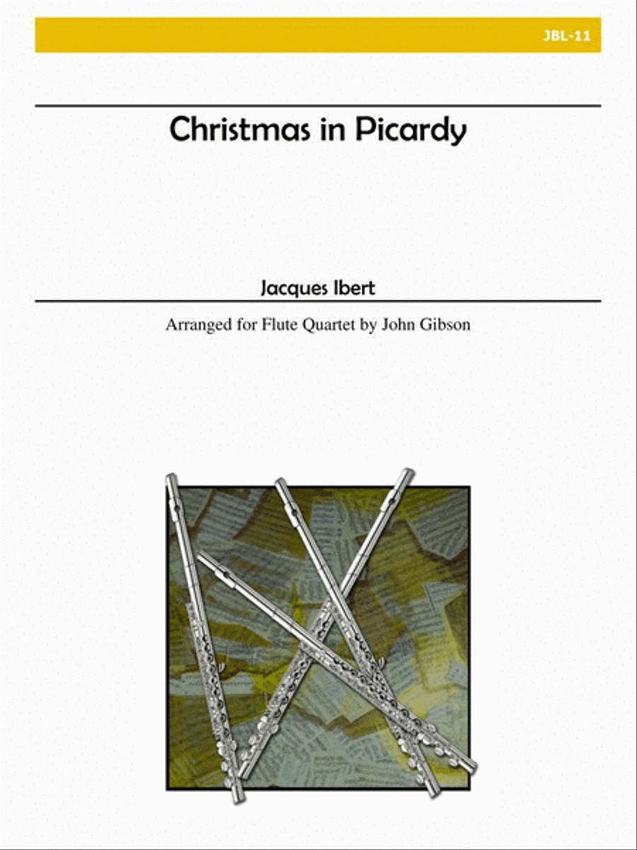 Christmas in Picardy for Flute Quartet Flute Quartet scores gallery preview page 1