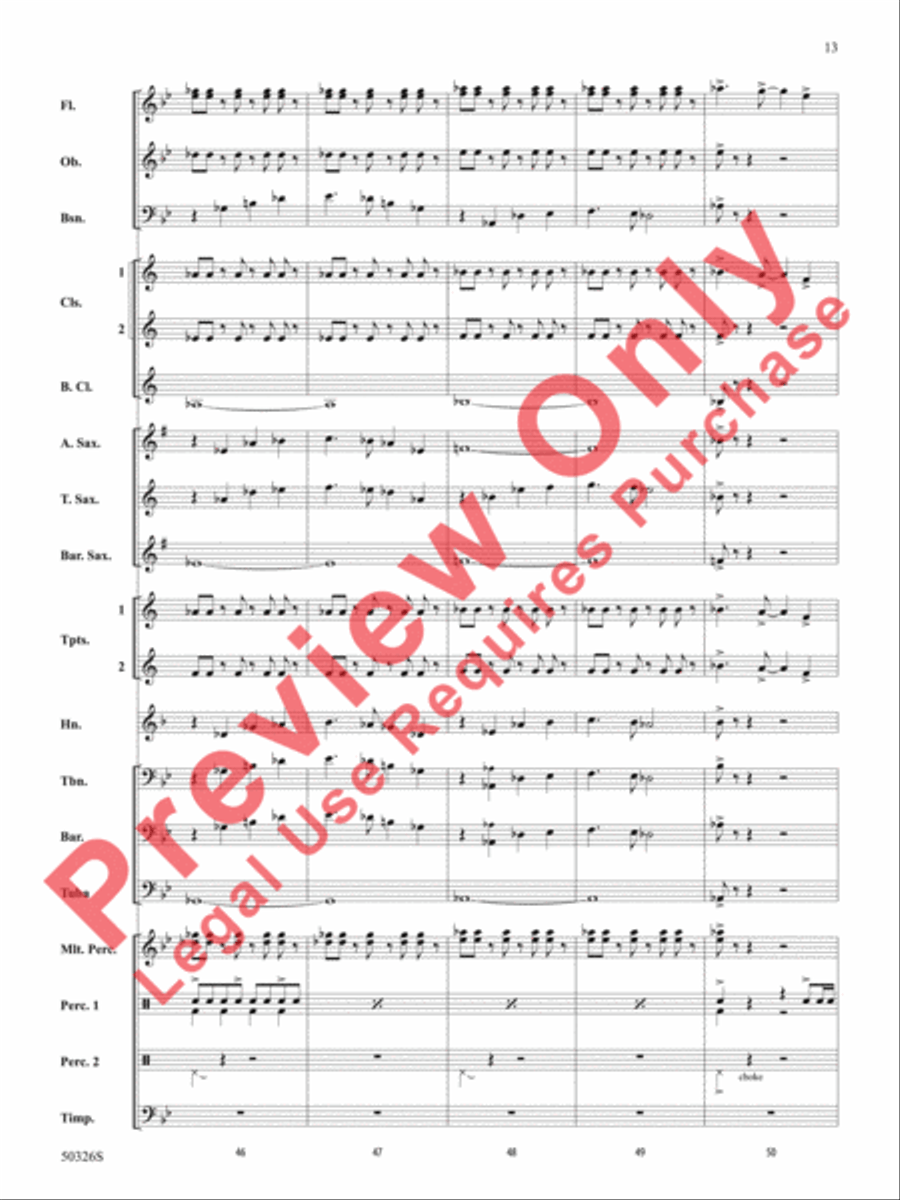 Intenso Concert Band scores gallery preview page 14