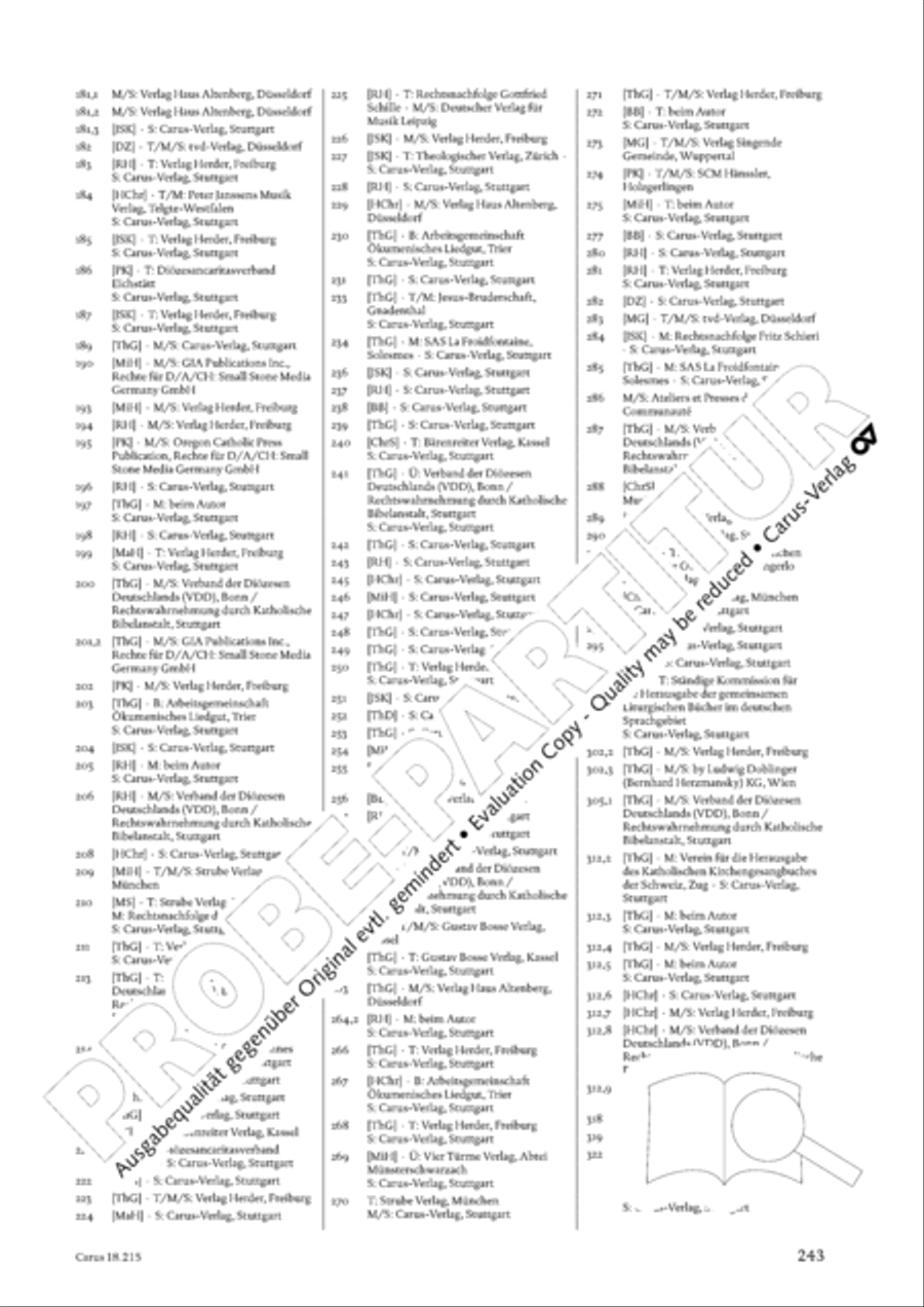 Gitarrenbuch zum Gotteslob Guitar scores gallery preview page 227