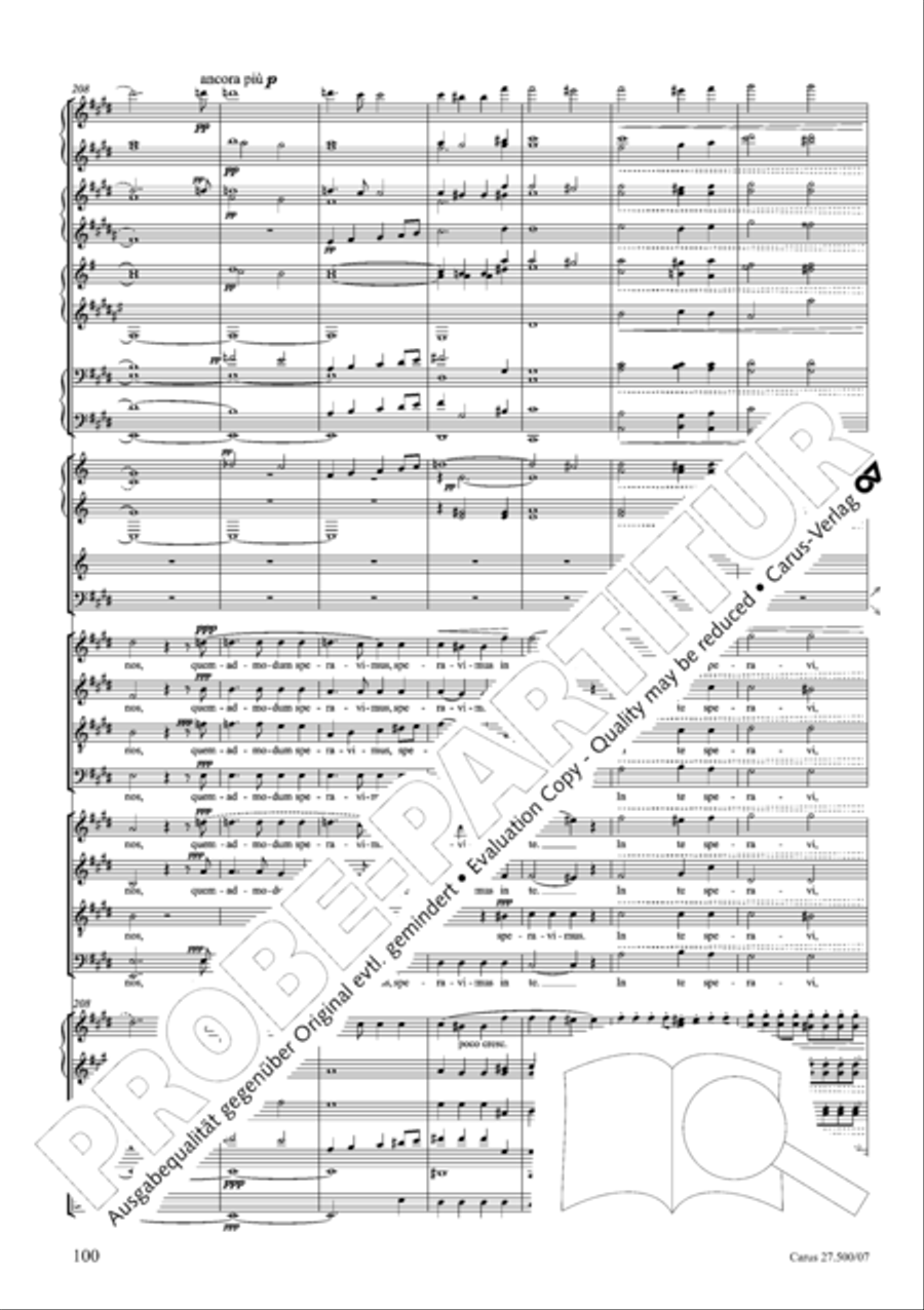Quattro pezzi sacri Orchestra scores gallery preview page 101