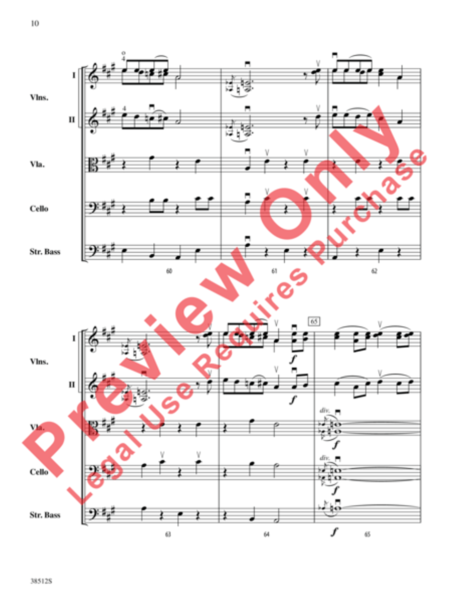 Bluegrass Fiddle Frenzy String Orchestra scores gallery preview page 11