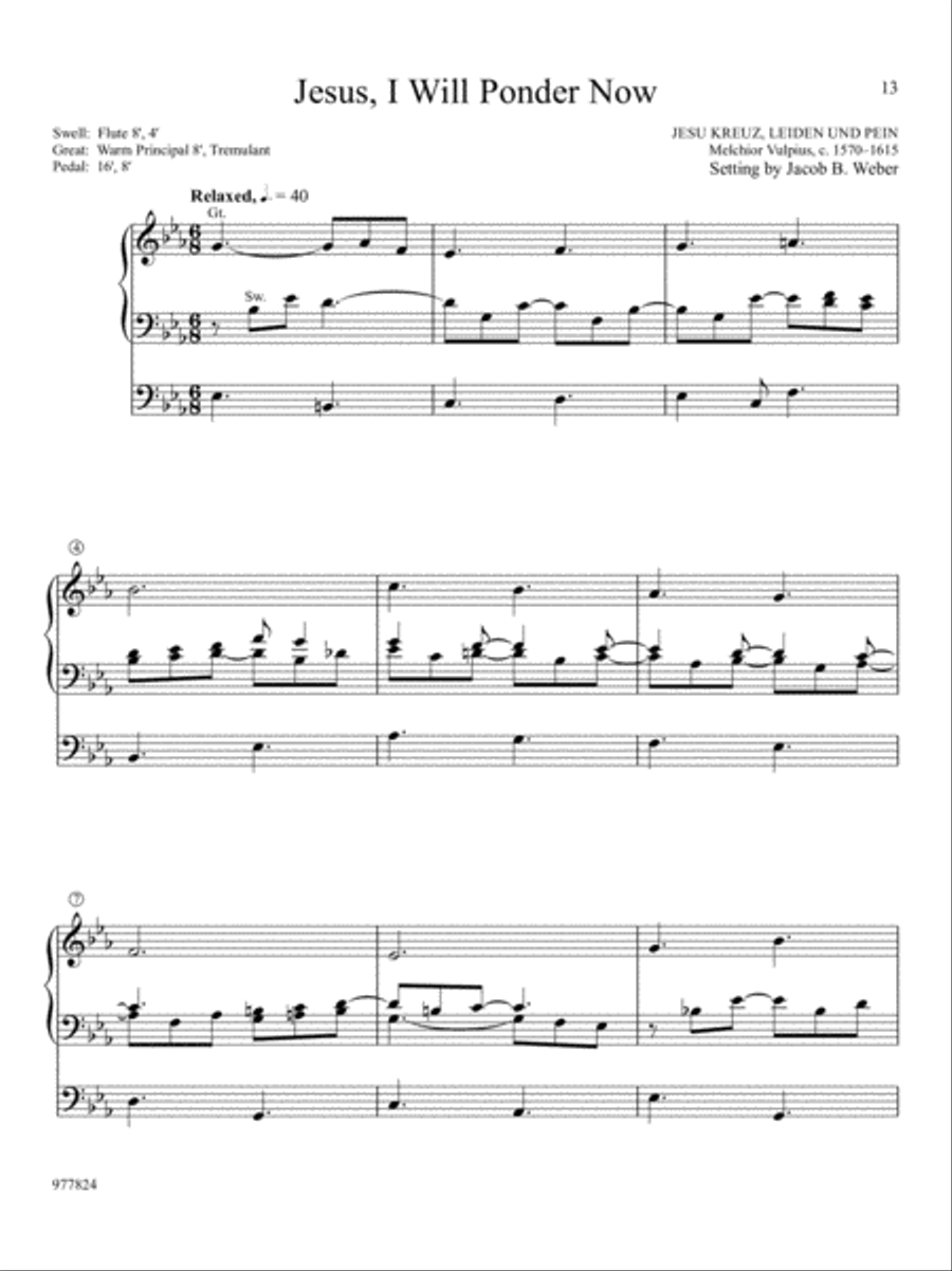 Lent Mosaics Organ scores gallery preview page 5