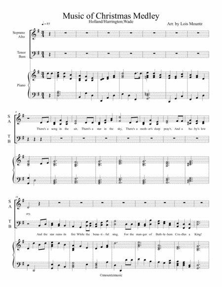 Music of Christmas SATB image number null