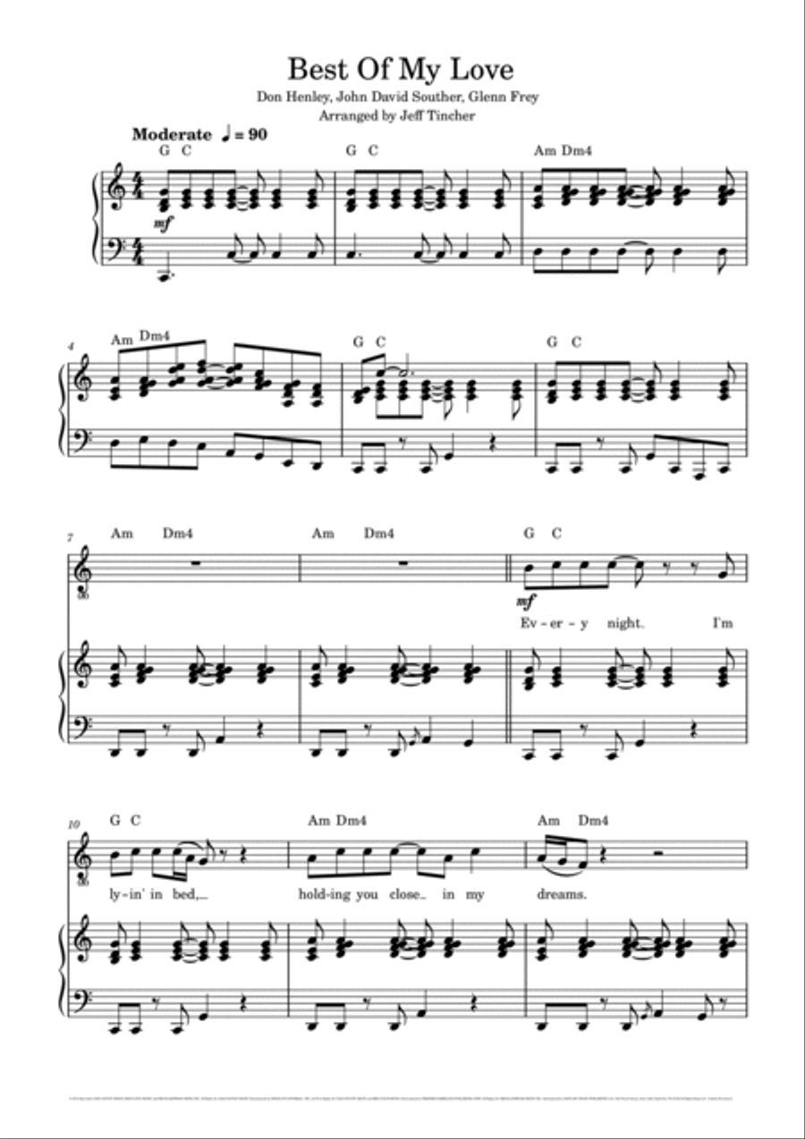 Best Of My Love Voice scores gallery preview page 2