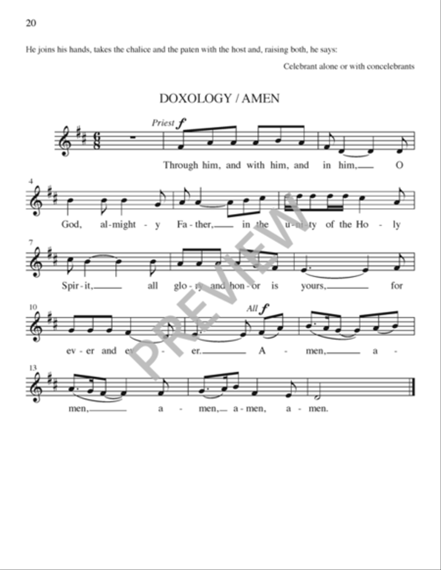 Ruah - Presider edition Ruah - Presider edition C Instrument scores gallery preview page 20