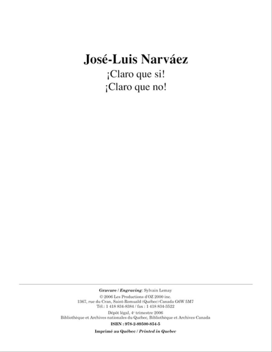 ¡Claro que si!, ¡Claro que no! Classical Guitar scores gallery preview page 1
