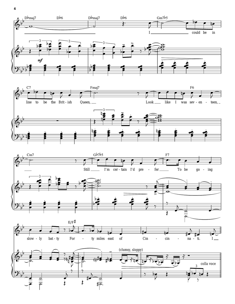 A Summer In Ohio (from The Last 5 Years) Guitar scores gallery preview page 4