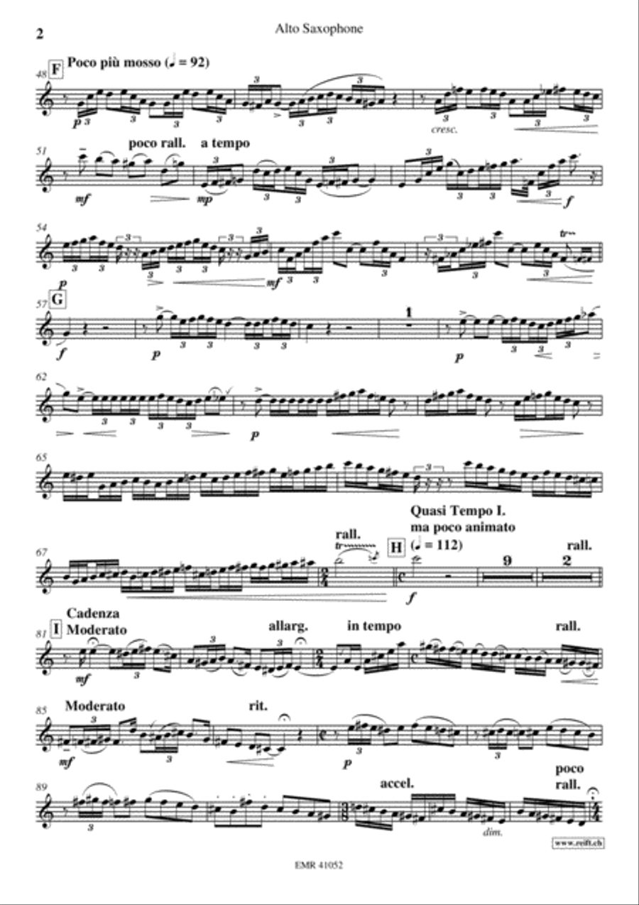 Konzert Konzert Alto Saxophone scores gallery preview page 3