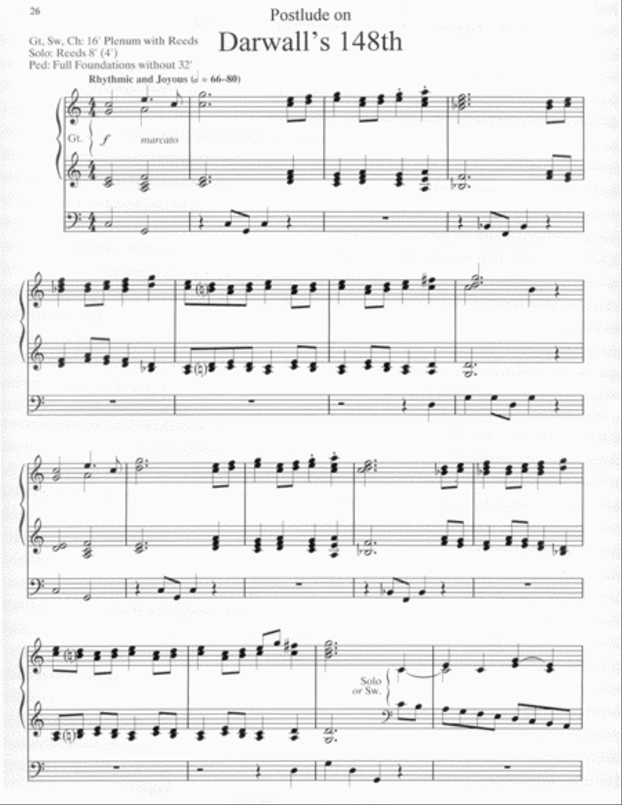 The Rejoicing Organ scores gallery preview page 8