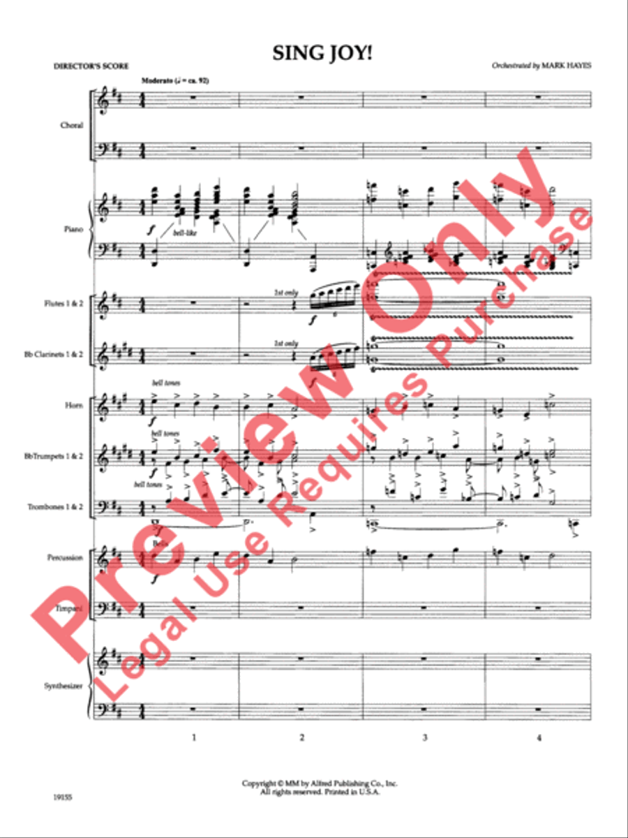 Sing Joy! Choir scores gallery preview page 2