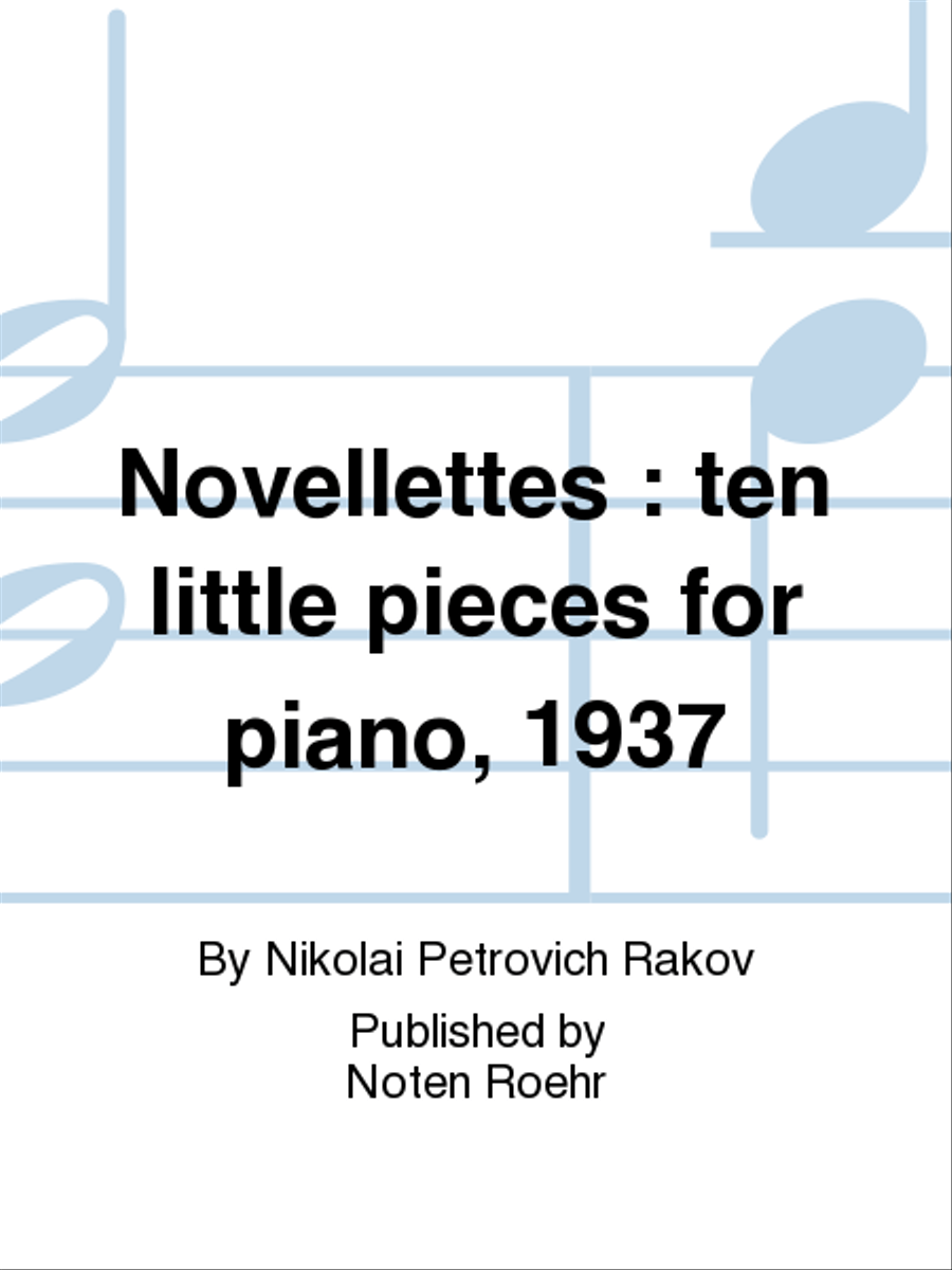 Novellety Novellety Piano Solo scores gallery preview page 1