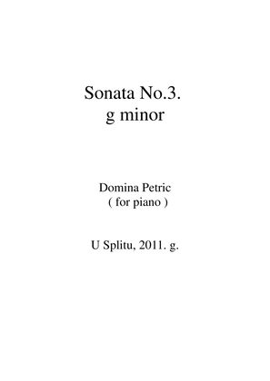 Book cover for Sonata g minor