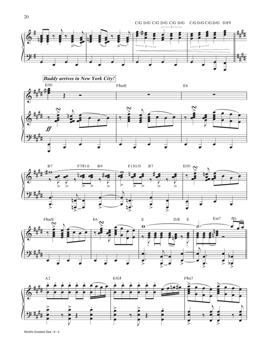 World's Greatest Dad (from Elf: The Musical) World's Greatest Dad (from Elf: The Musical) Voice scores gallery preview page 5