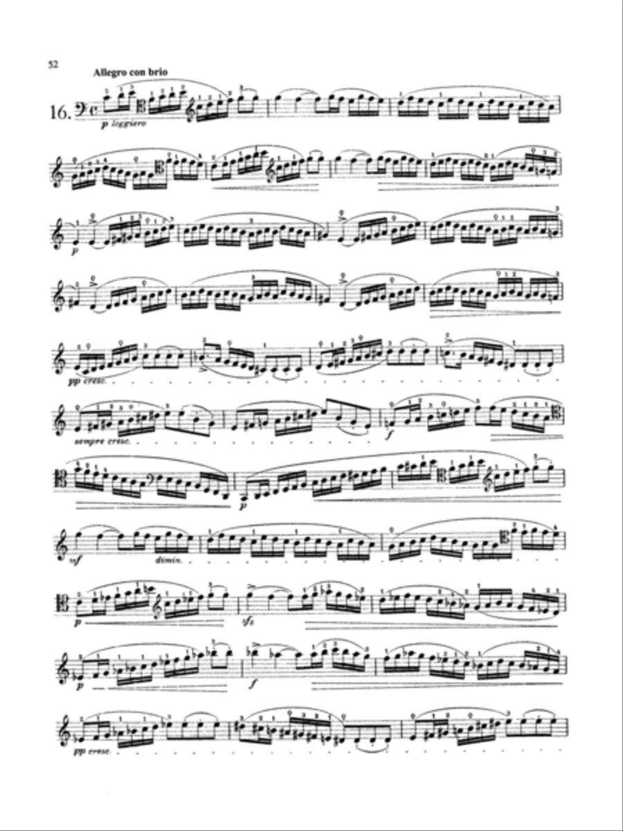 Grützmacher: Etudes, Op. 38 Part scores gallery preview page 1