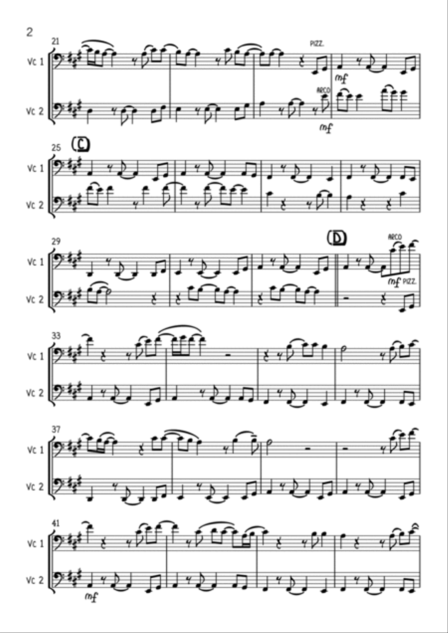 Stand By Me String Duet scores gallery preview page 2