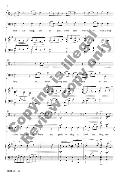 O Little Town of Bethlehem (Choral Score) image number null