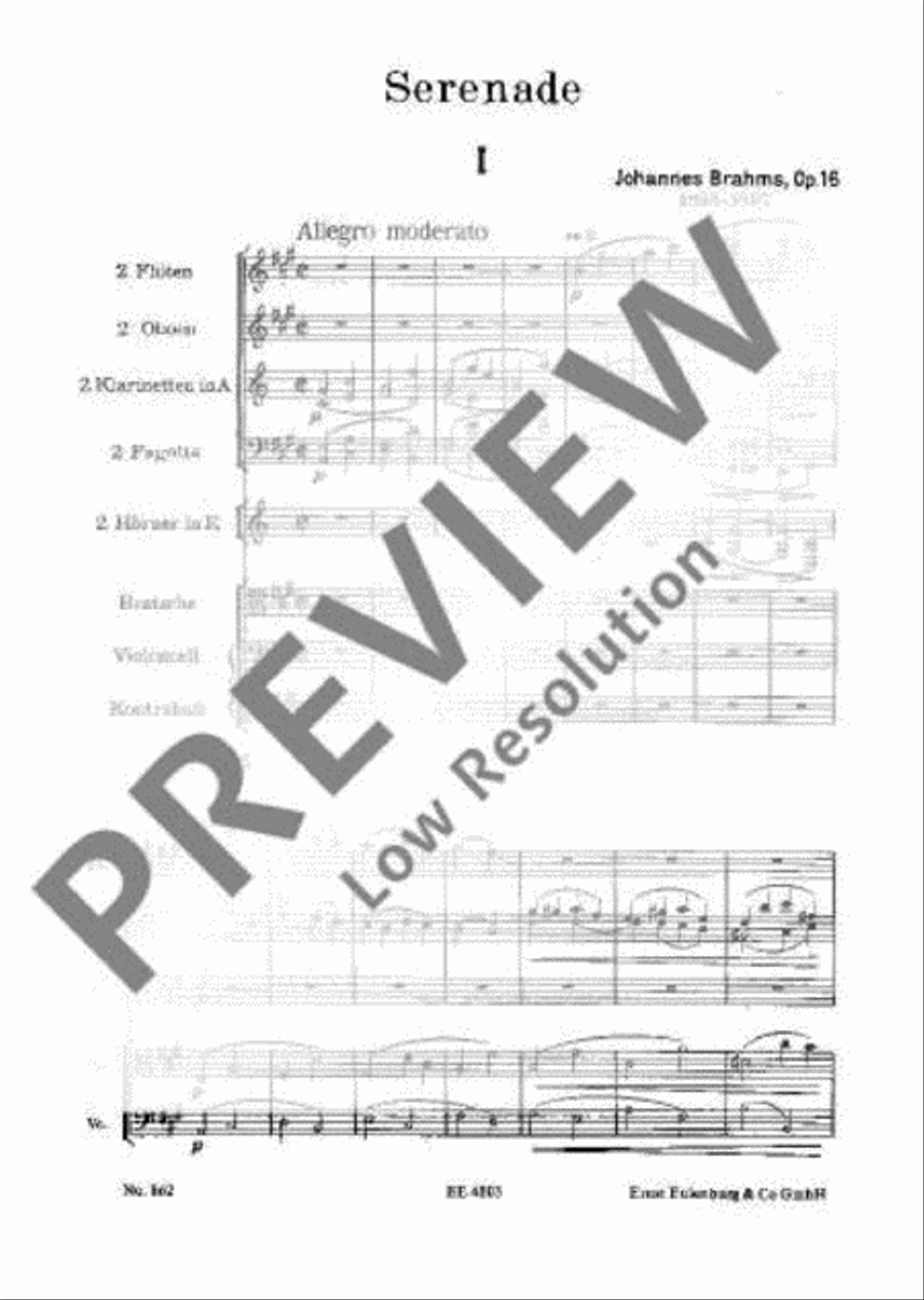 Serenade for Orchestra A major Orchestra scores gallery preview page 10