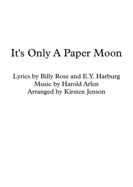It's Only A Paper Moon image number null