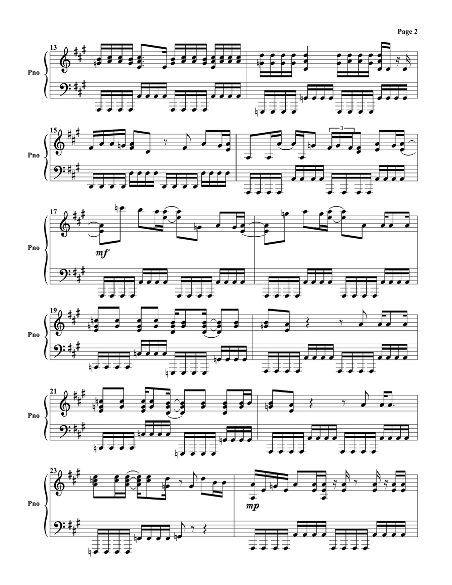 The Look The Look Piano Solo scores gallery preview page 2